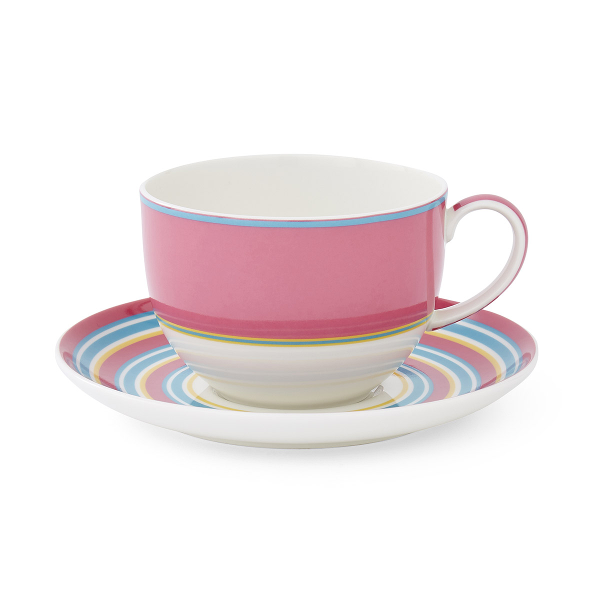 Kit Kemp Calypso Teacup & Saucer - Pink image number null